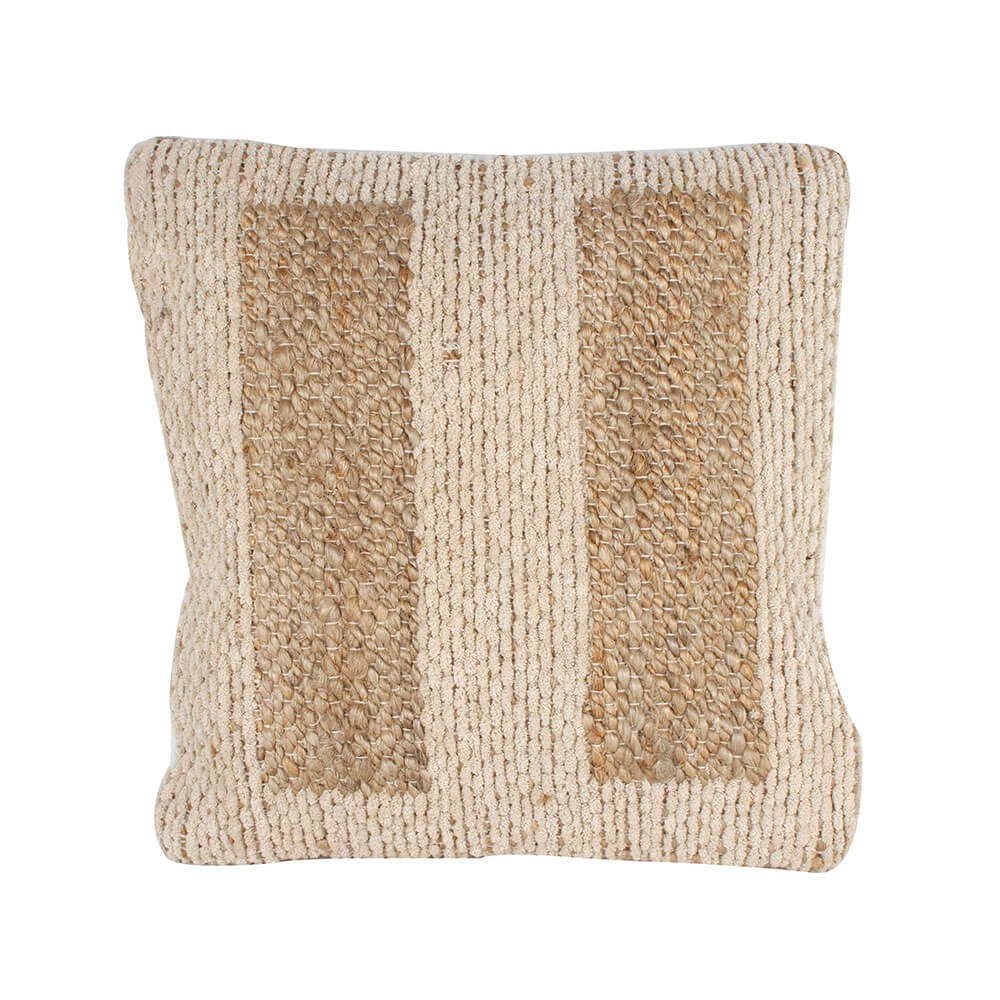 Strela Cotton Jute Cushion with Fill (45x45cm)