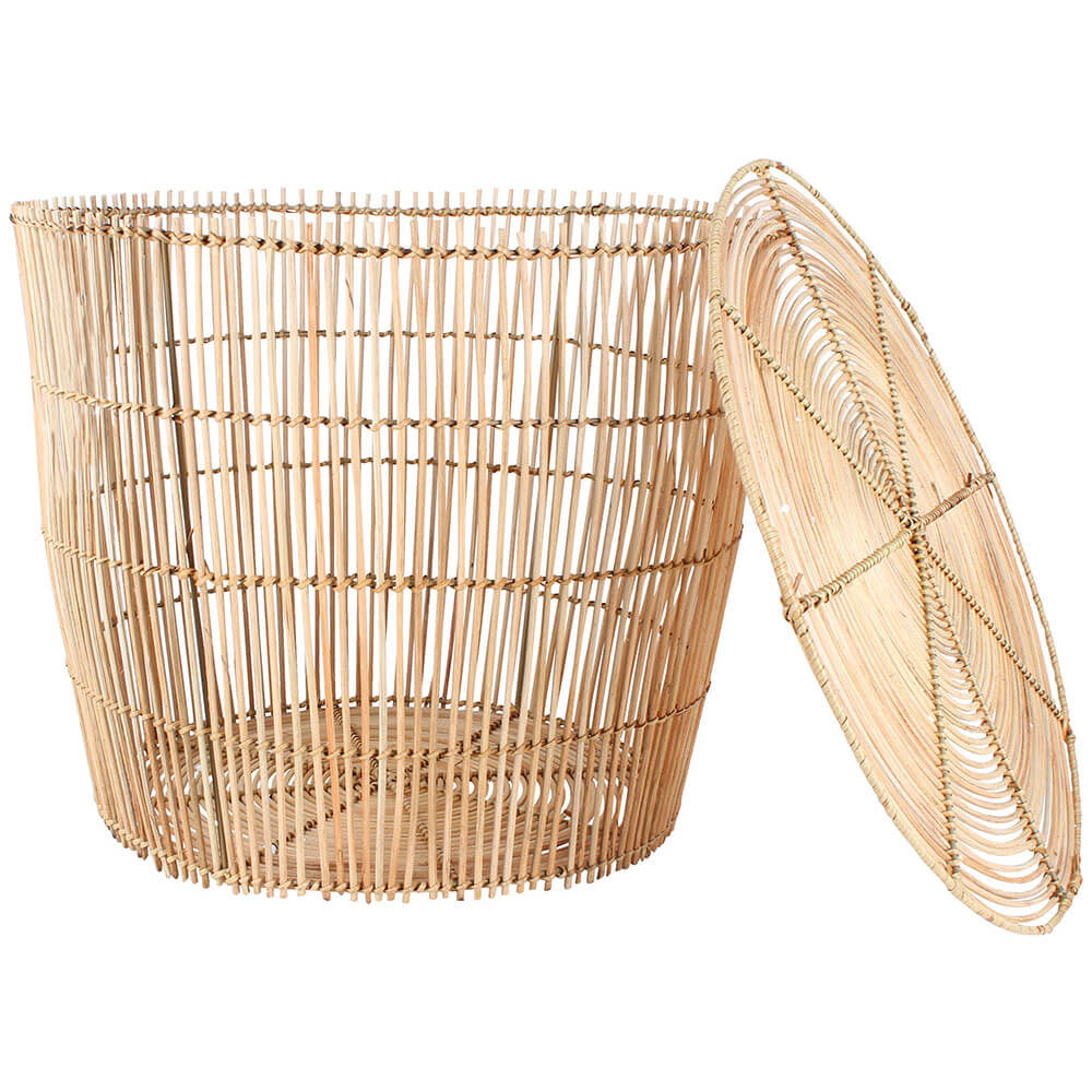 2-in-1 Mulberry Storage Basket/Side Table (50x50x41cm)