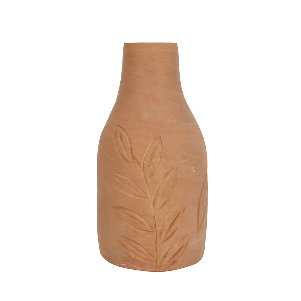 Caharin Terracotta Vase (10x10x18.5cm)
