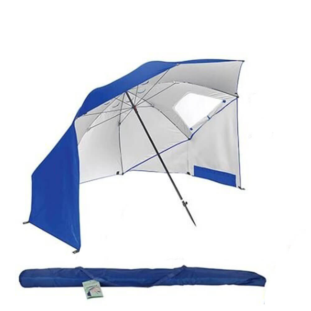8ft UV Protected Beach Umbrella w/ Carry Bag (225x225x215cm)