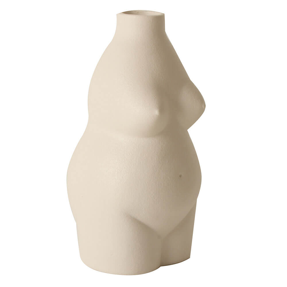 Roam Ceramic Nude Vase (16x9x8cm)