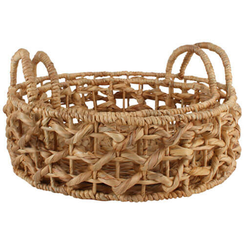Lana Water Hyacinth Basket Set of 2 (Large 42x14cm)