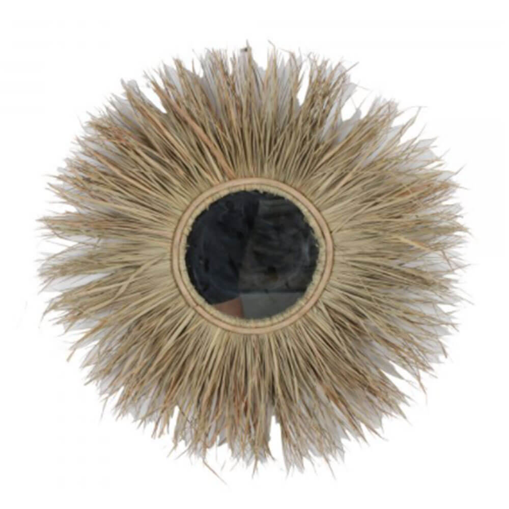 Uli Raffia Grass Mirror (Diameter70cm)