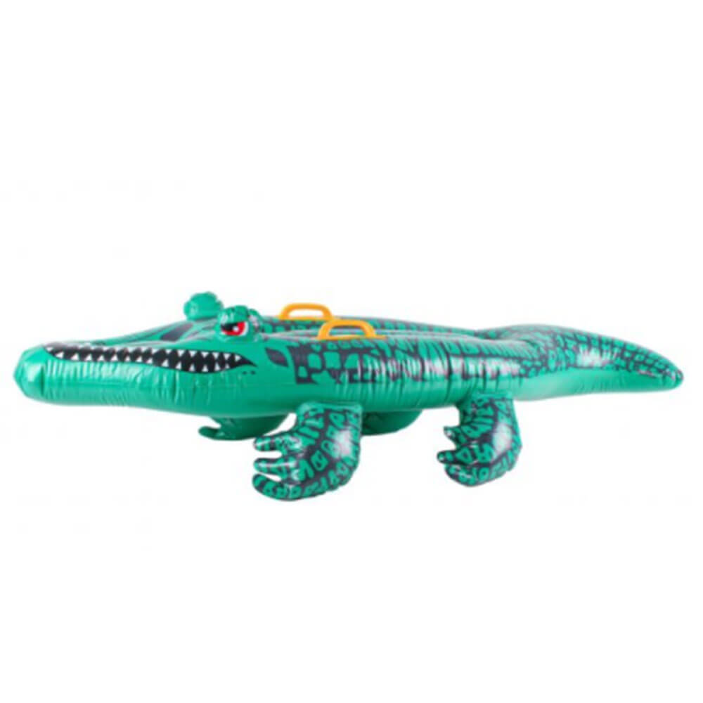 Inflatble Crocodile Swimming Floater with Handles (143x48cm)
