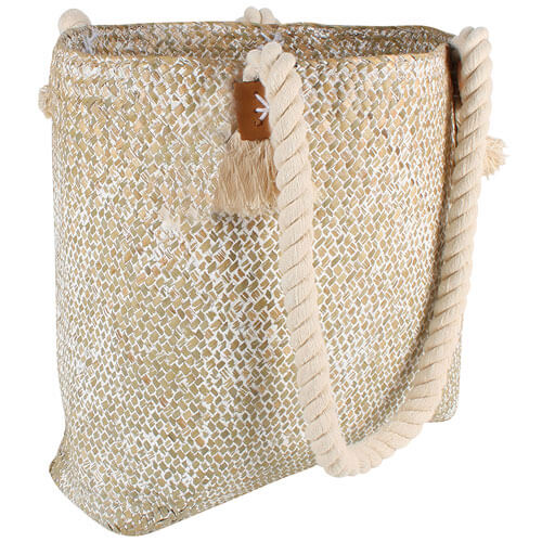 Haven Straw Bag with Rope Handle (41x36x13cm)
