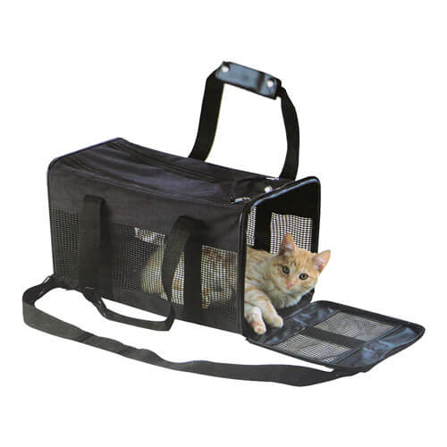 Pet Nylon Mesh Carrier Bag with Handles (53x34x44cm)