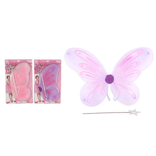 Princess Fairy Wings and Wand (46x28x3cm)