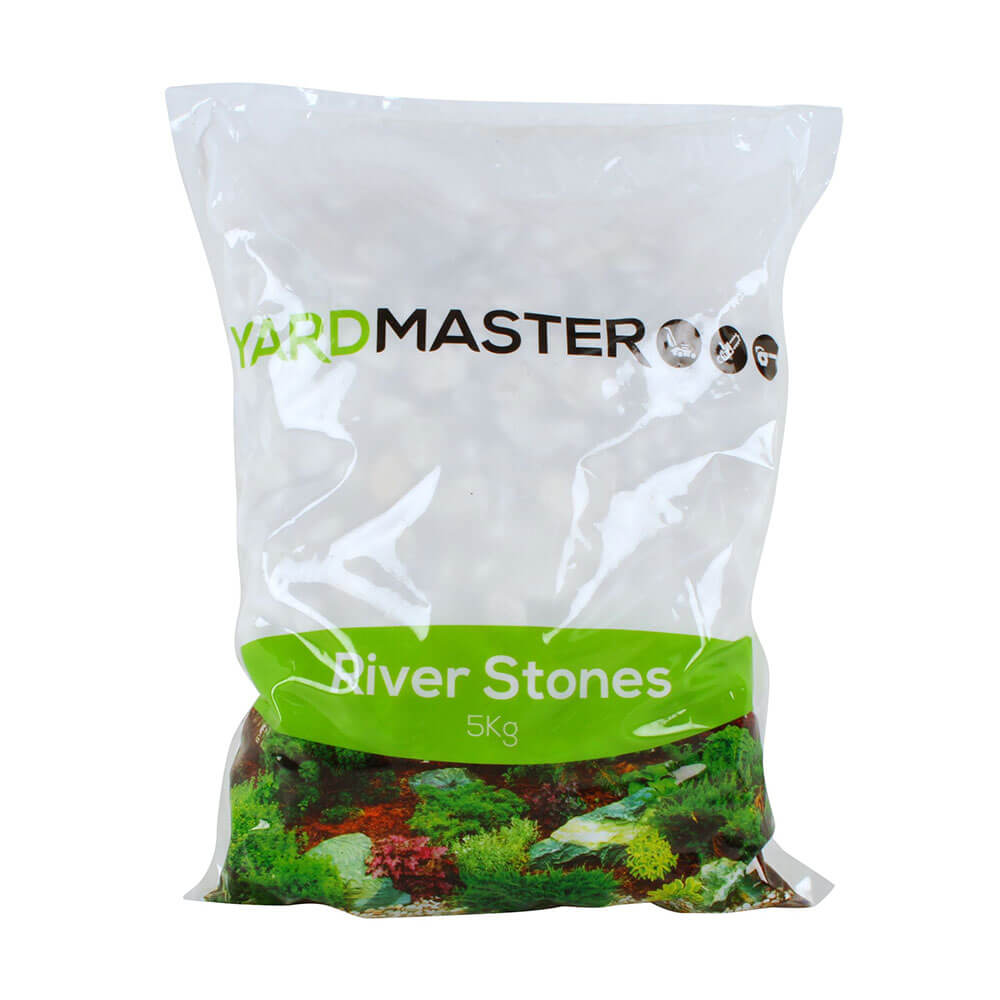 Gus White Stone Pebble in PVC Bag 5kg (1-2cm)
