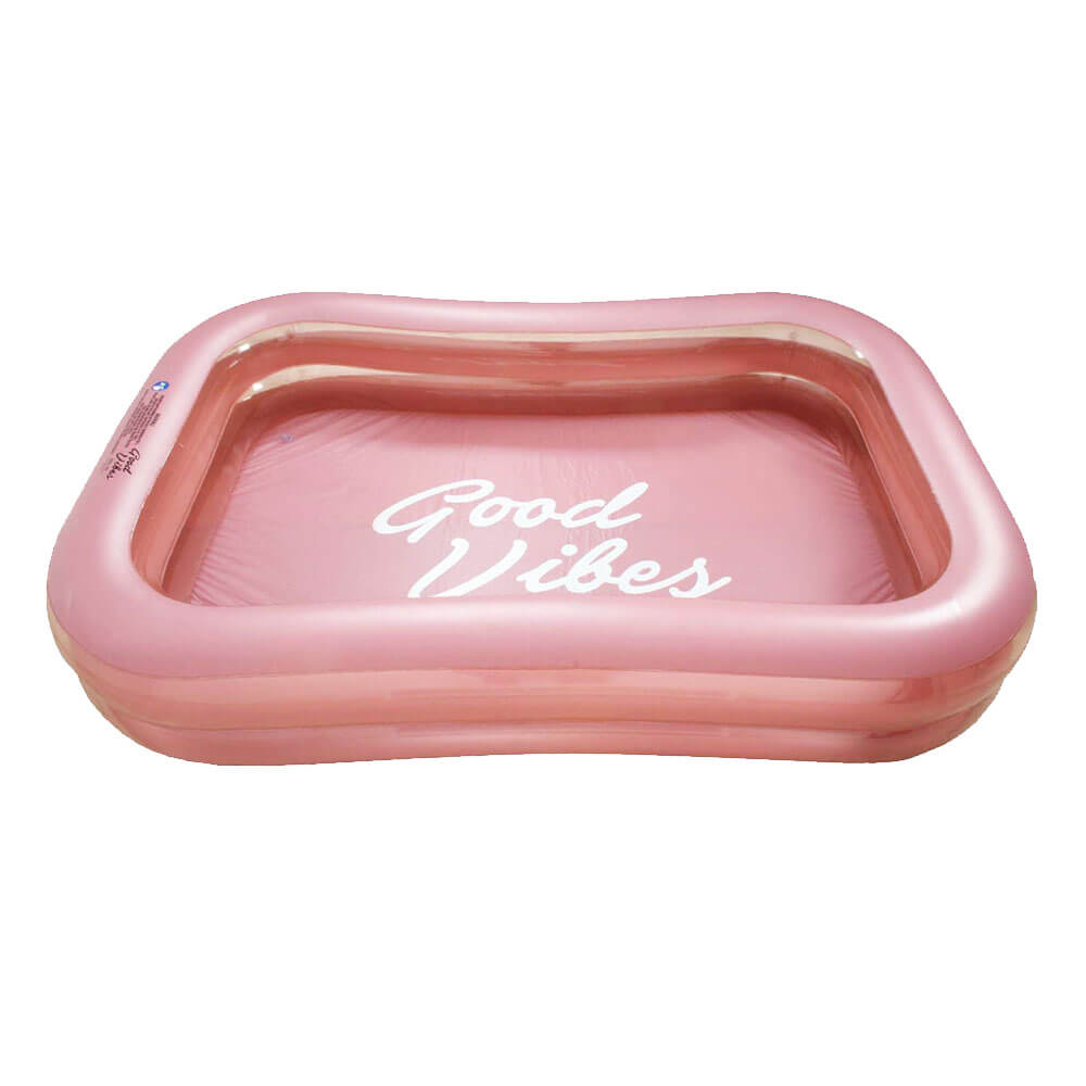 Good Vibes Family Pink PVC Pool (262x175x50cm)