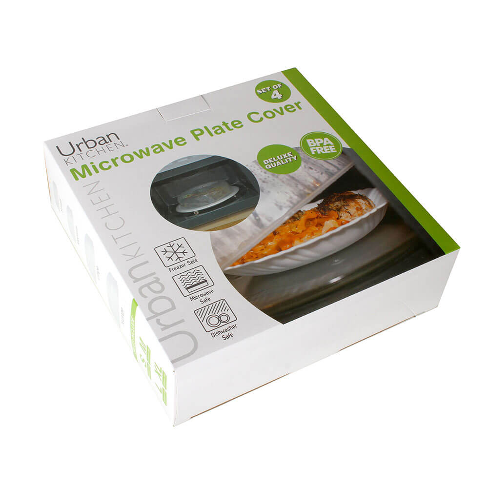 Microwave Plate Cover (Set of 4)