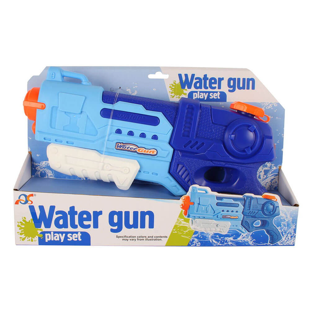 Deluxe Water Gun in Box Blue (36x18cm)