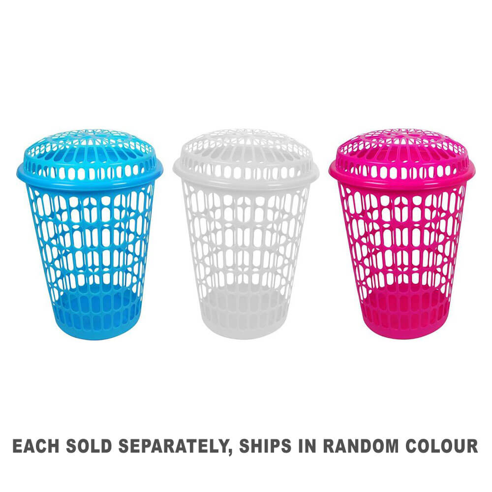 Laundry Basket with Lid Plastic (61x44cm)