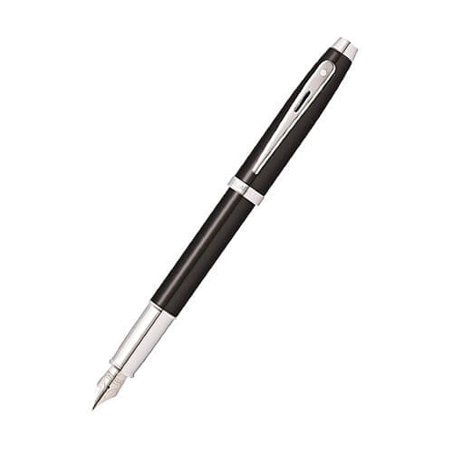 100 Black Lacquer/Chrome Plated SS Pen