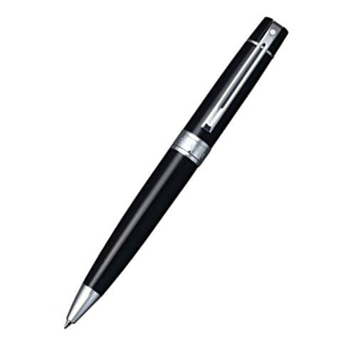 300 Glossy Black/Chrome Plated Pen