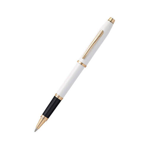 Century II Pearlescent White Rose Gold Pen