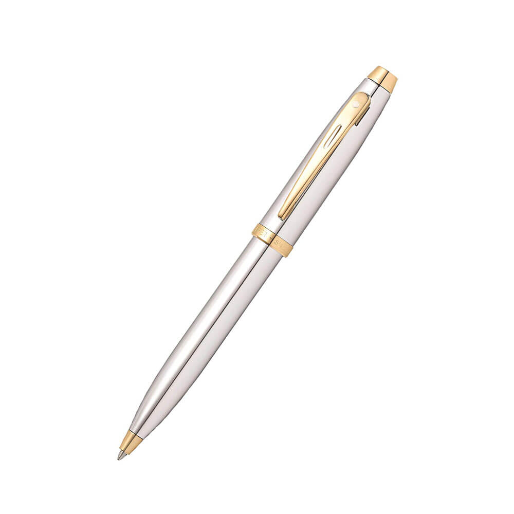 100 Chrome/Gold Trim Plated Pen