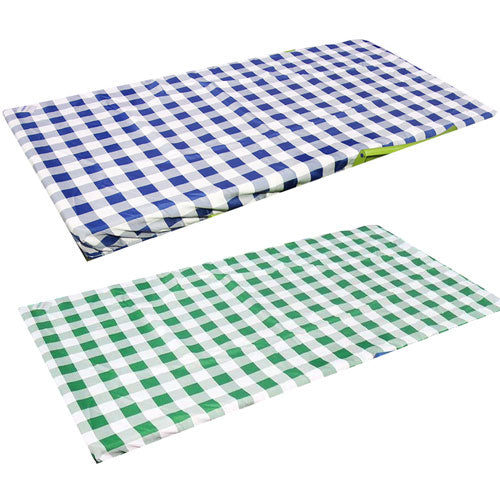 Gingham Rectangle Waterproof Tablecloth (120x90cm)