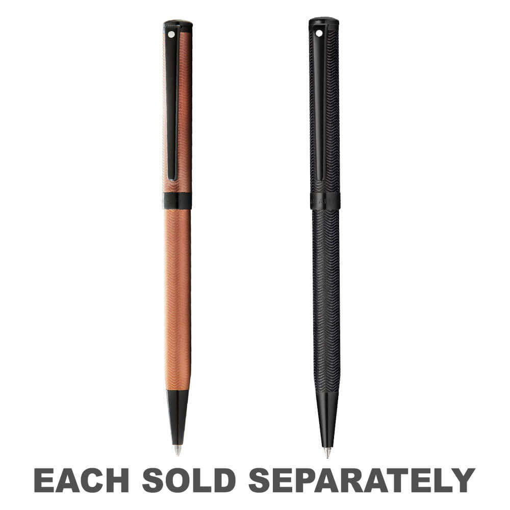 Intensity Engraved Ballpoint Pen w/ Black Trim
