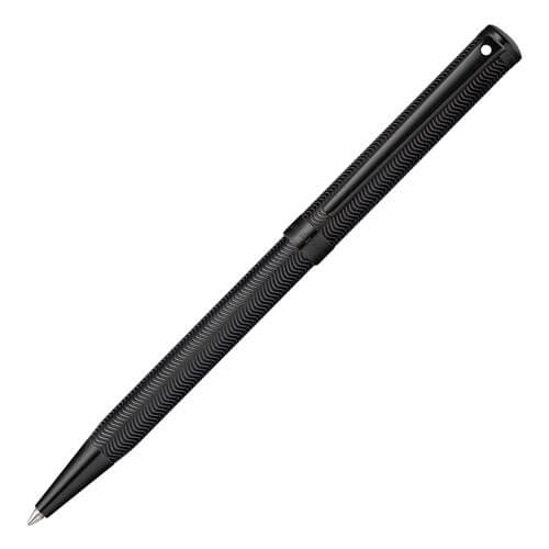 Intensity Engraved Ballpoint Pen w/ Black Trim