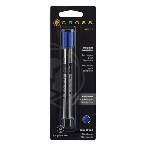 Cross Broad Ballpoint Pen Refill (Pack of 2)