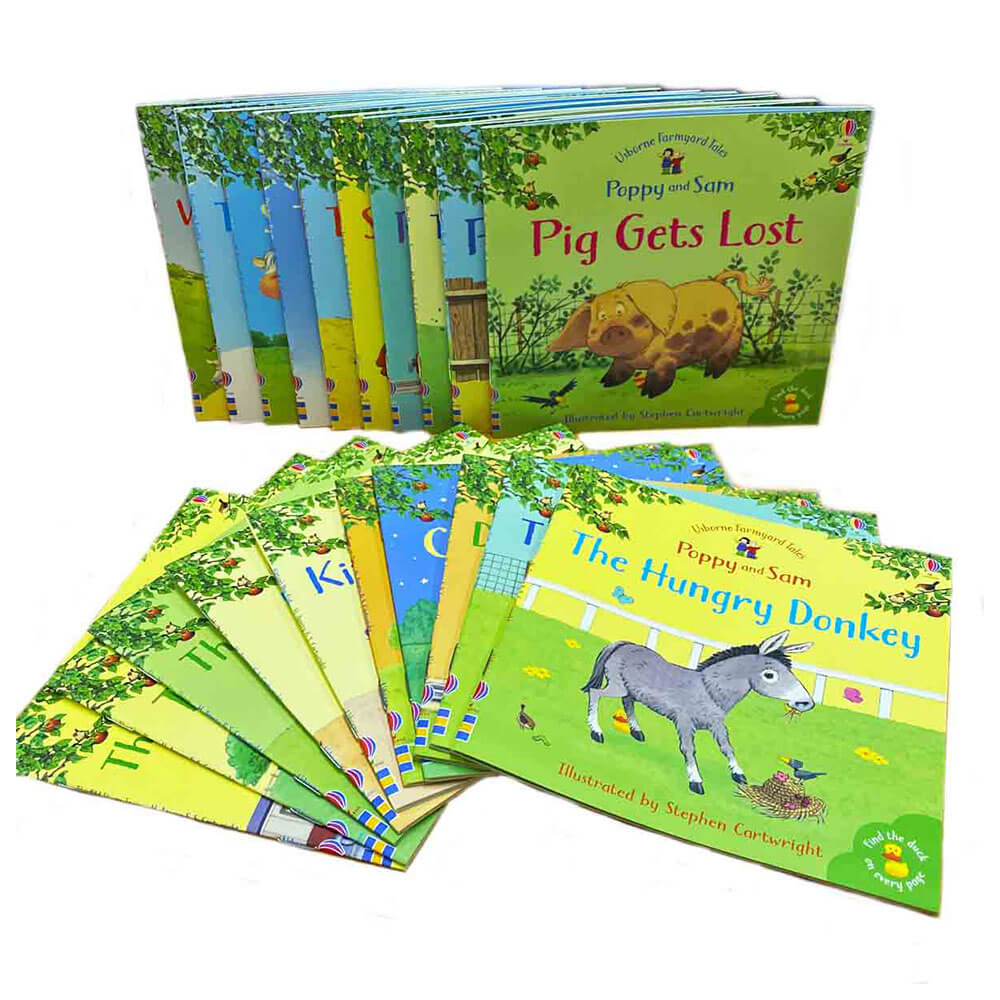 Usborne Farmyard Tales Early Learning Books Boxset