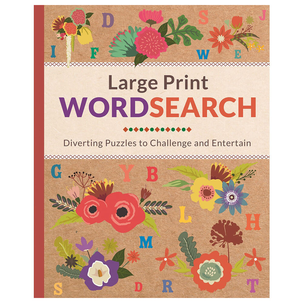 Large Print Wordsearch Puzzle