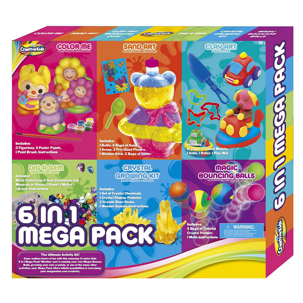 6-in-1 Mega Kids Activity Pack