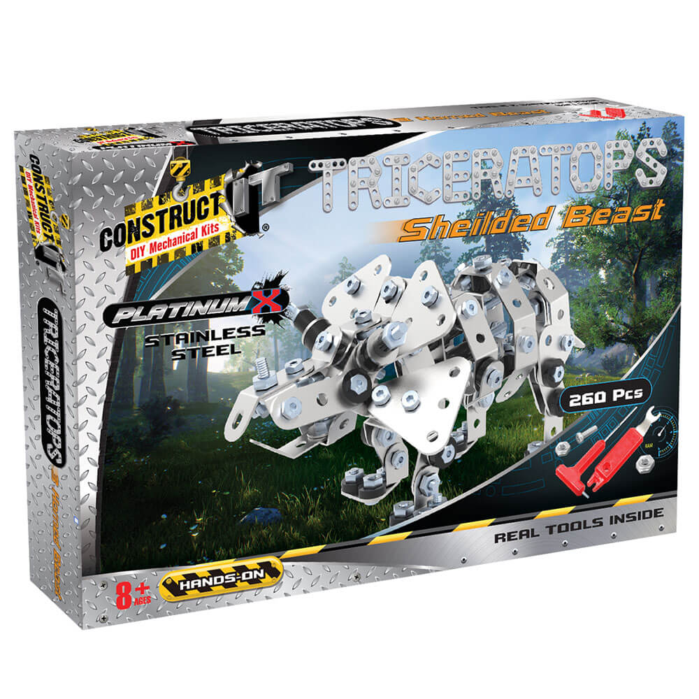 Triceratops: Shielded Beast Construction Toy