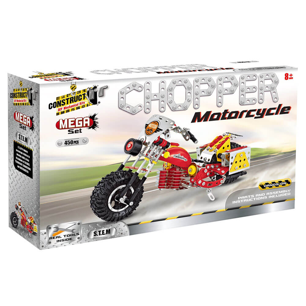 Construct It Kit Mega Set: Chopper Motorcycle
