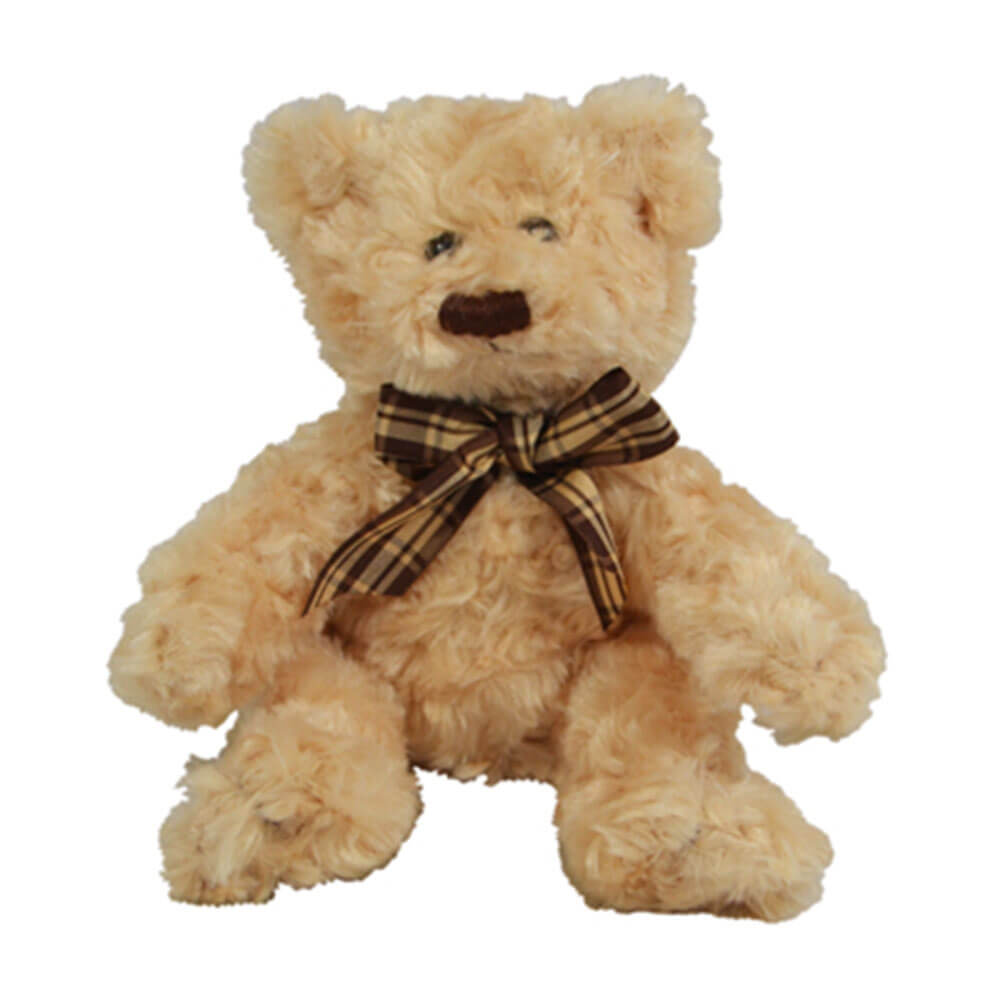 16cm Scruffy Bear Plush (Brown)