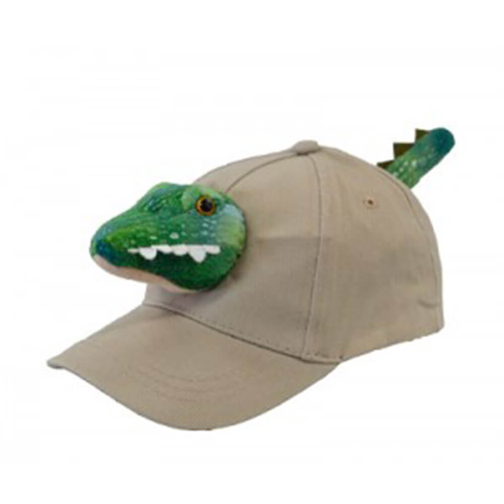 Youth Size Crocodile Cap (Khaki)