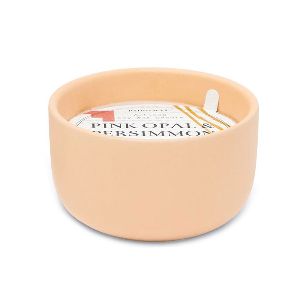 Wabi Sabi Pink Opal & Persimmon Scented Candle