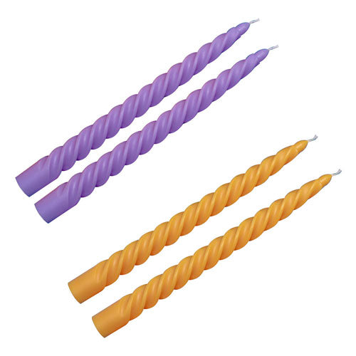 Paddywax Twisty Taper Twisted Candles 10" (2pcs)