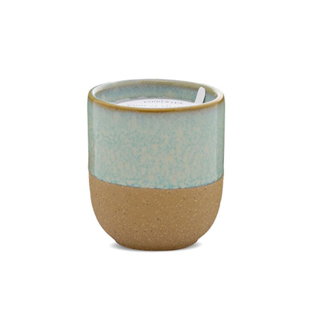 Kin Matcha Tea & Bergamot Candle in Ceramic (Blue)