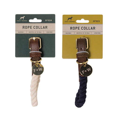 Field & Wander Rope Dog Collar
