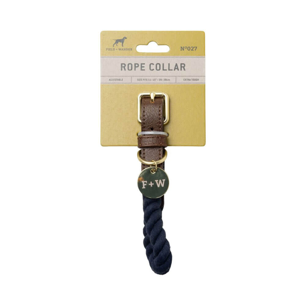 Field & Wander Rope Dog Collar