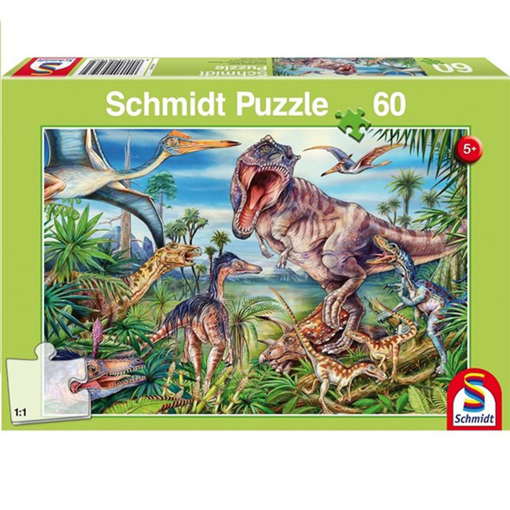 Schmidt Amongst the Dinasours Jigsaw Puzzle 60pcs