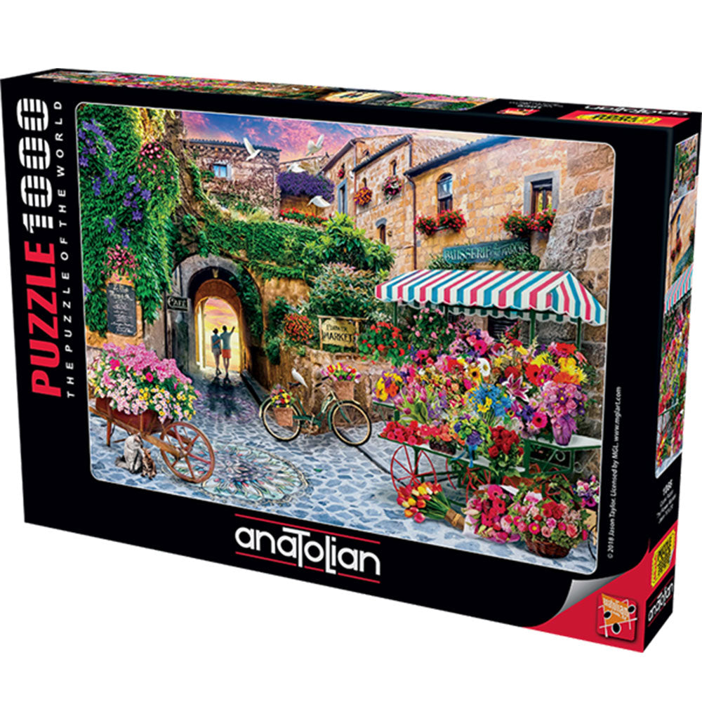 Anatolian The Flower Market Jigsaw Puzzle 1000pcs