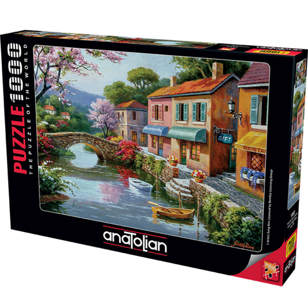Anatolian Quaint Village Shops Jigsaw Puzzle 1000pcs
