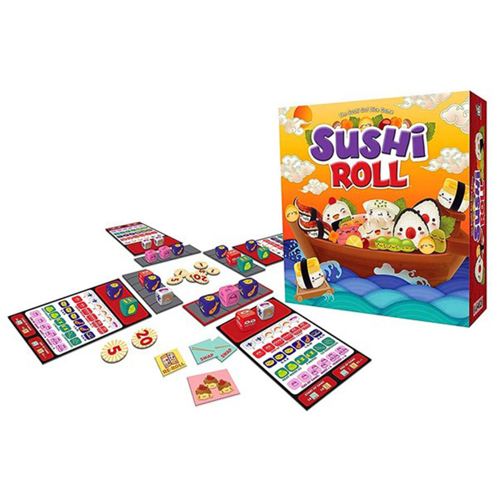 Sushi Roll Go Dice and Card Game