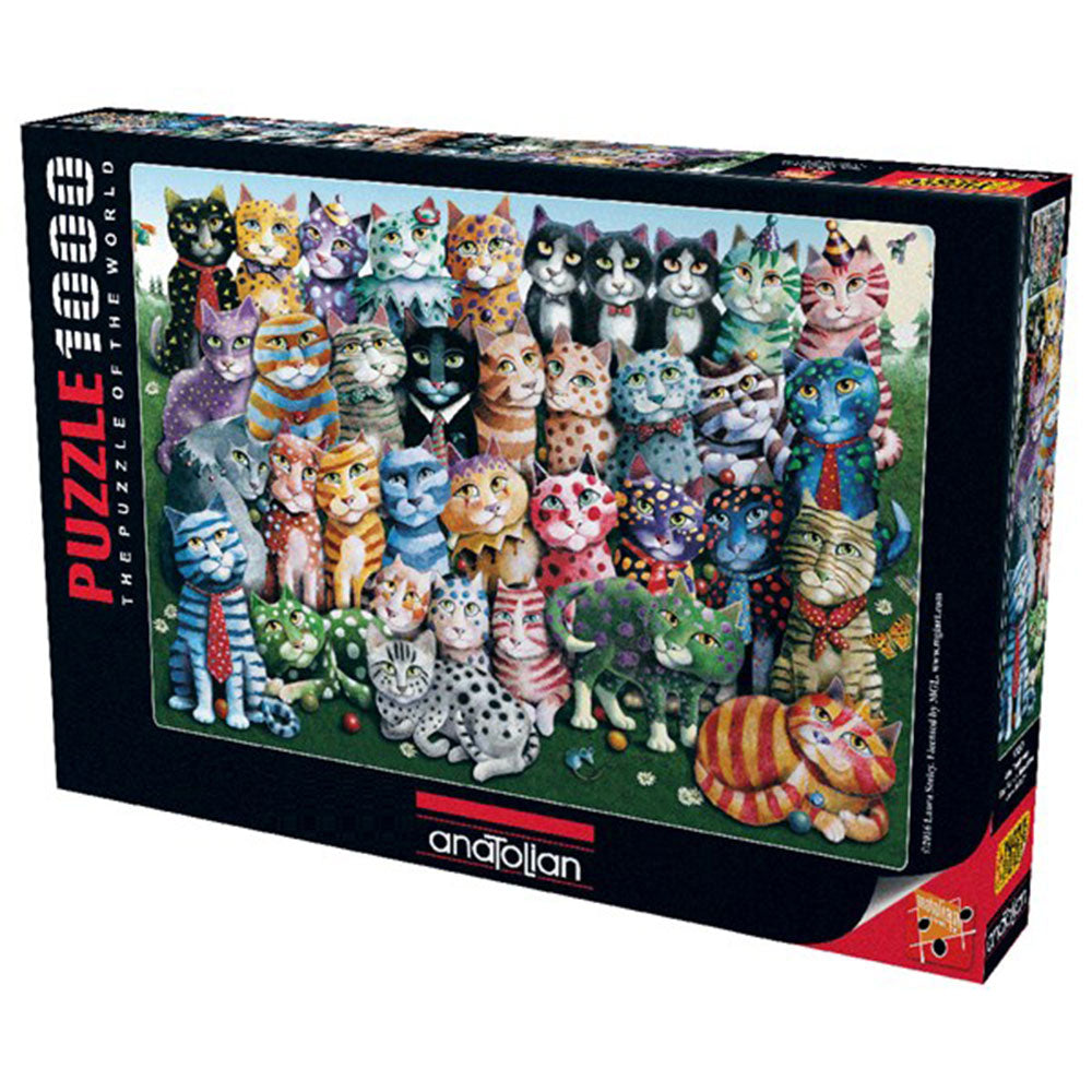 Anatolian Cat Family Reunion Jigsaw Puzzle 1000pcs