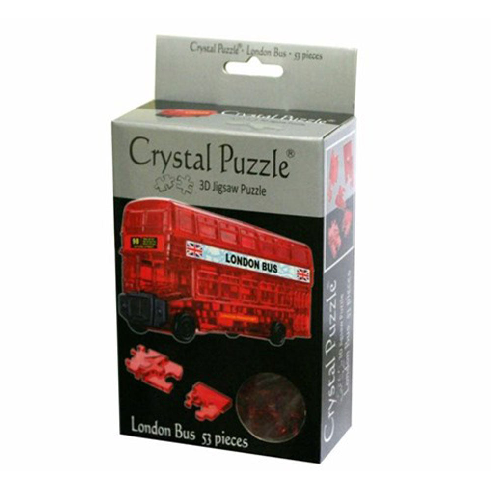 3D Crystal London Bus Puzzle 53pcs