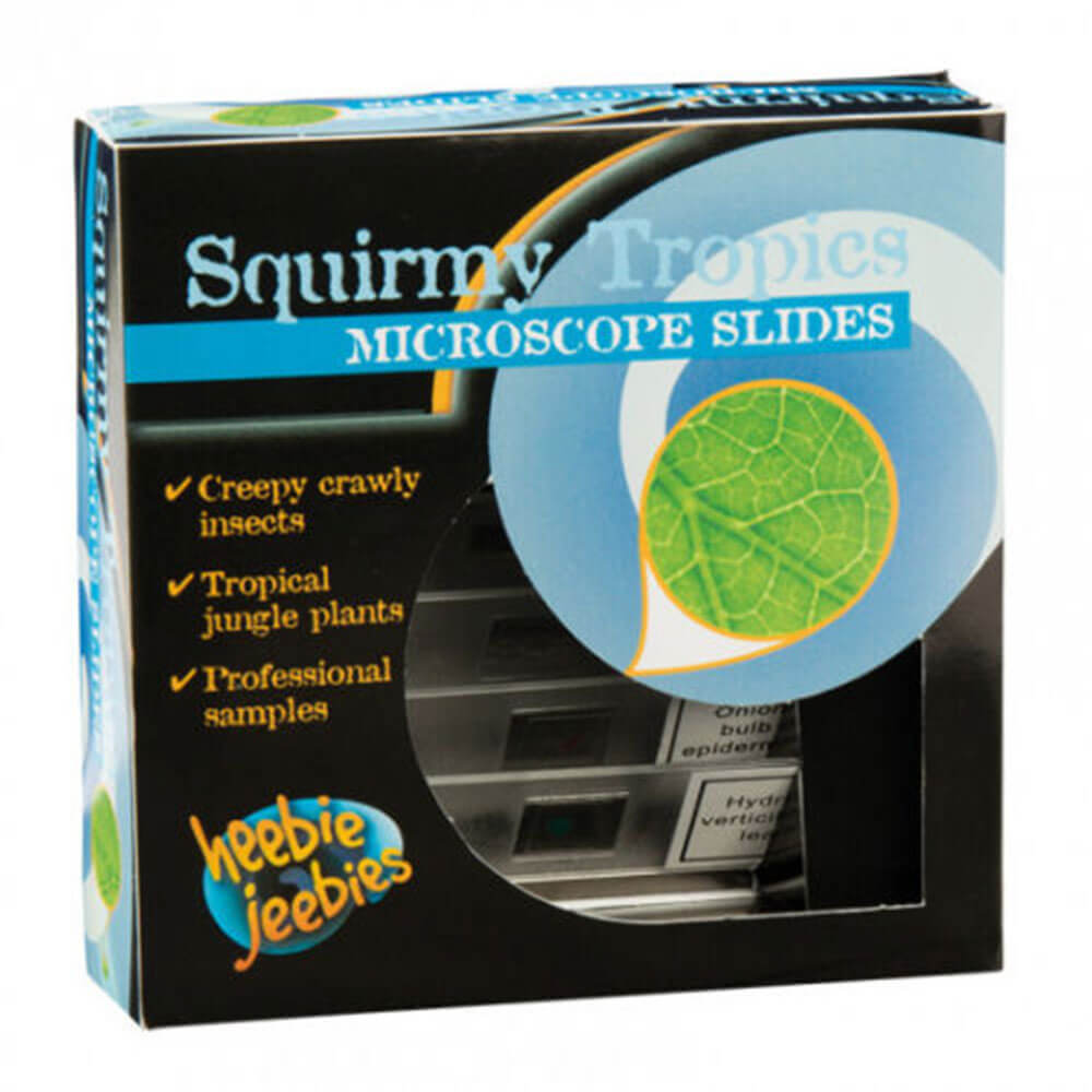 Squirmy Tropics Microscope Slides