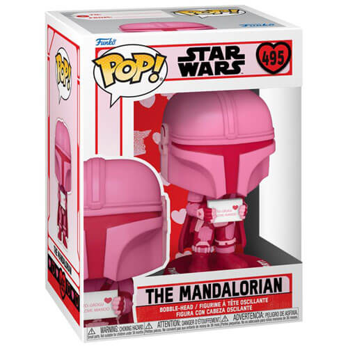 Star Wars The Mandalorian Valentine Pop! Vinyl