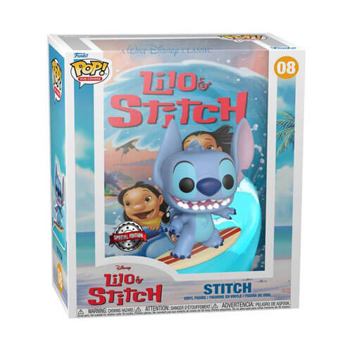 Lilo & Stitch Stitch Surfing US Exclusive Pop! VHS Cover