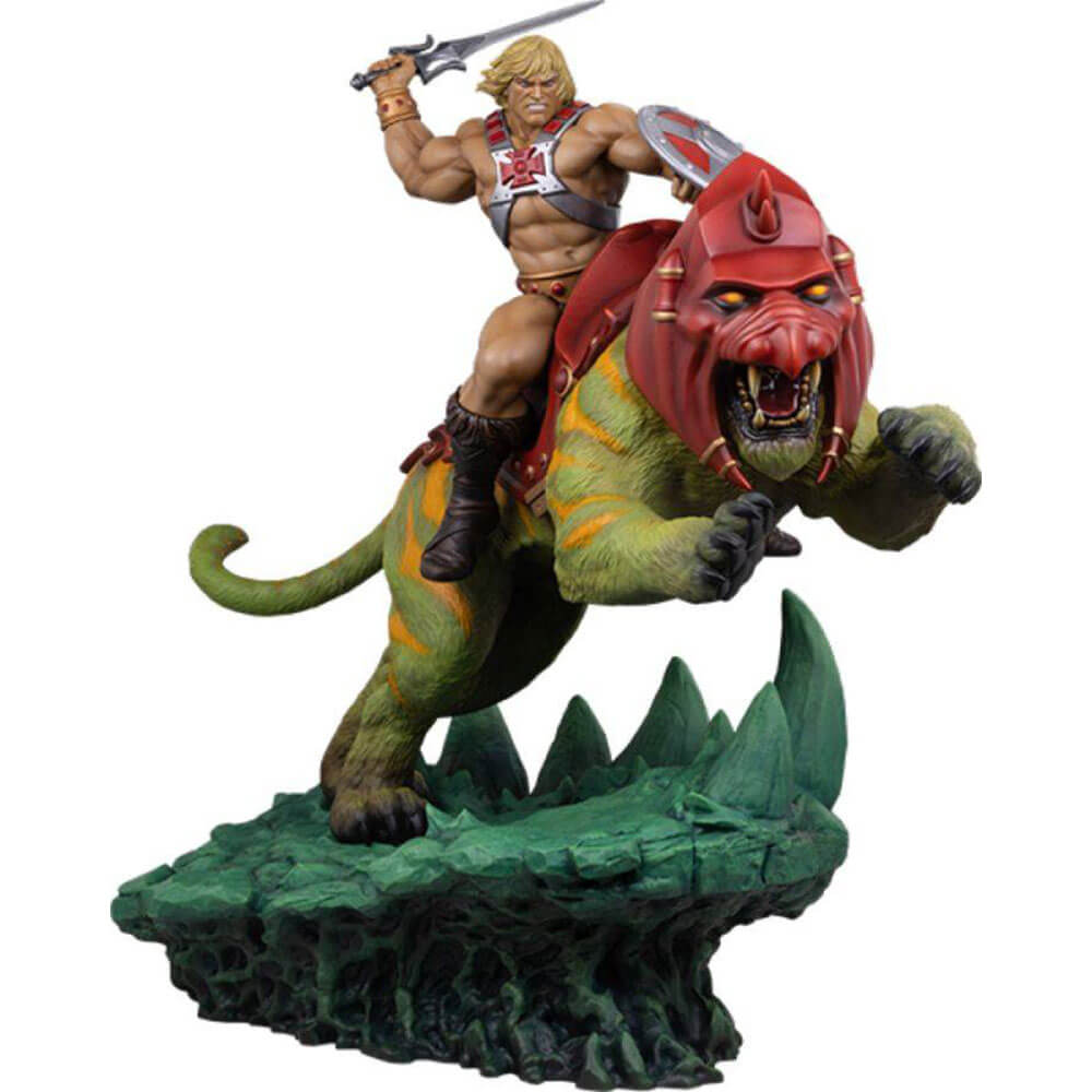 Masters of the Universe He-Man & Battle Cat Deluxe Maquette