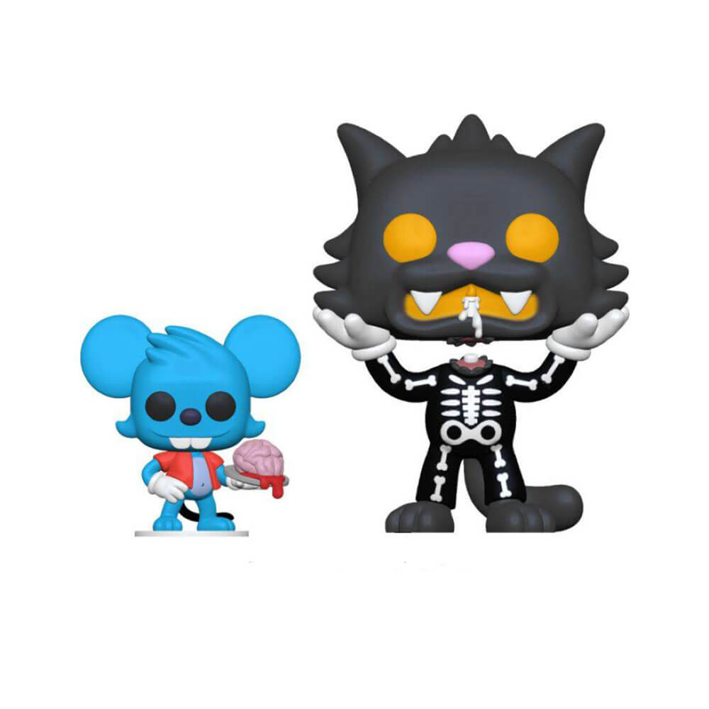 The Simpsons Itchy & Scratchy Skeleton US Ex Pop! & Buddy