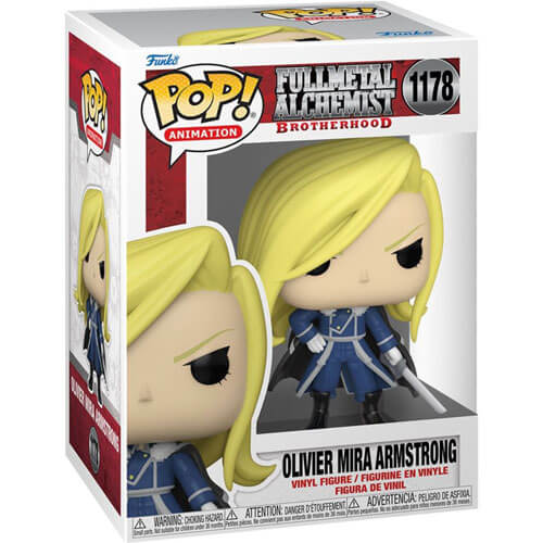 Fullmetal Alchemist Olivier Mira Armstrong Pop! Vinyl