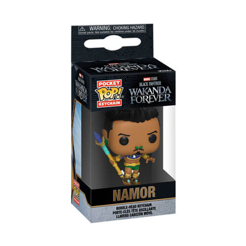 Black Panther 2 Wakanda Forever Namor Pocket Pop! Keychain