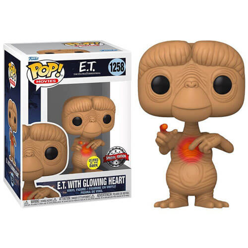 E.T. the Extra-Terrestrial Glow Heart US Exclusive Pop! Vnyl